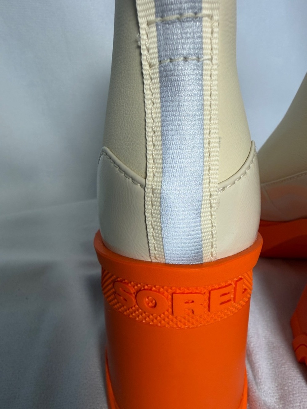 NEW Sorel Women's Brex Heel Zip Boots Size 8 Bleached Ceramic Optimized Orange - Picture 7 of 12